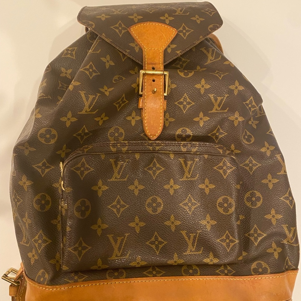 Vintage Louis Vuitton Montsouris Backpack Monogram Canvas GM
